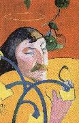 Paul Gauguin Self-Portrait with Halo oil painting artist